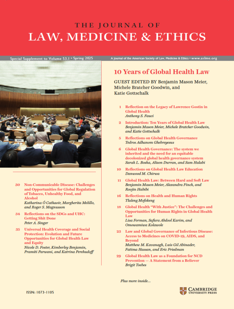 JLME issue 53 Supplement 1 cover
